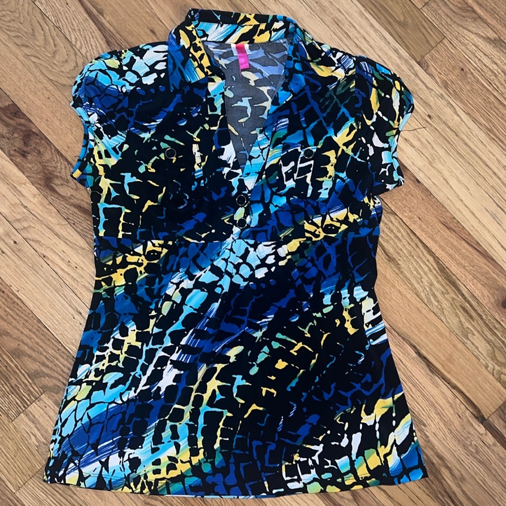 Vintage HeartSoul Juniors Cap Sleeve Top Size Small
